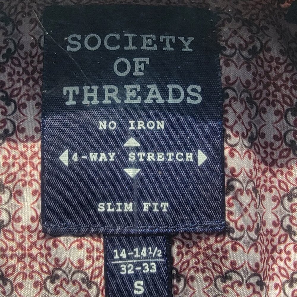Society of Threads dress shirt mens - Size Small NWT - Picture 3 of 6